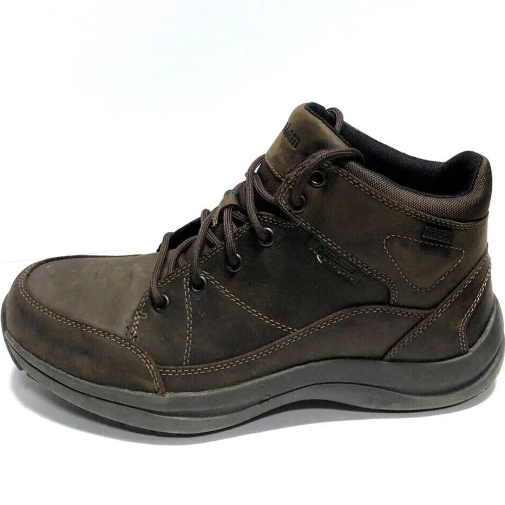 Dunham Simon Waterproof Boot Brown Leather Mens Size 8.5 M
